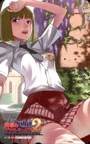 [戦場のヴァルキュリア2]ゲーマーズ購入特典テレホンカード