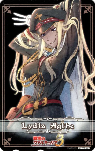 [戦場のヴァルキュリア3]メディアランド購入特典テレホンカード