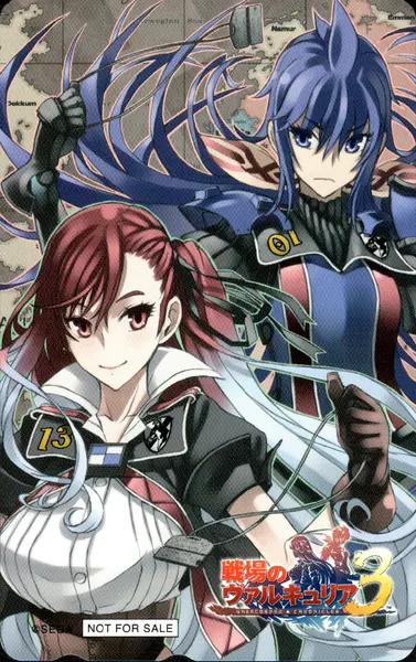 [戦場のヴァルキュリア3]東海宝島購入特典テレホンカード